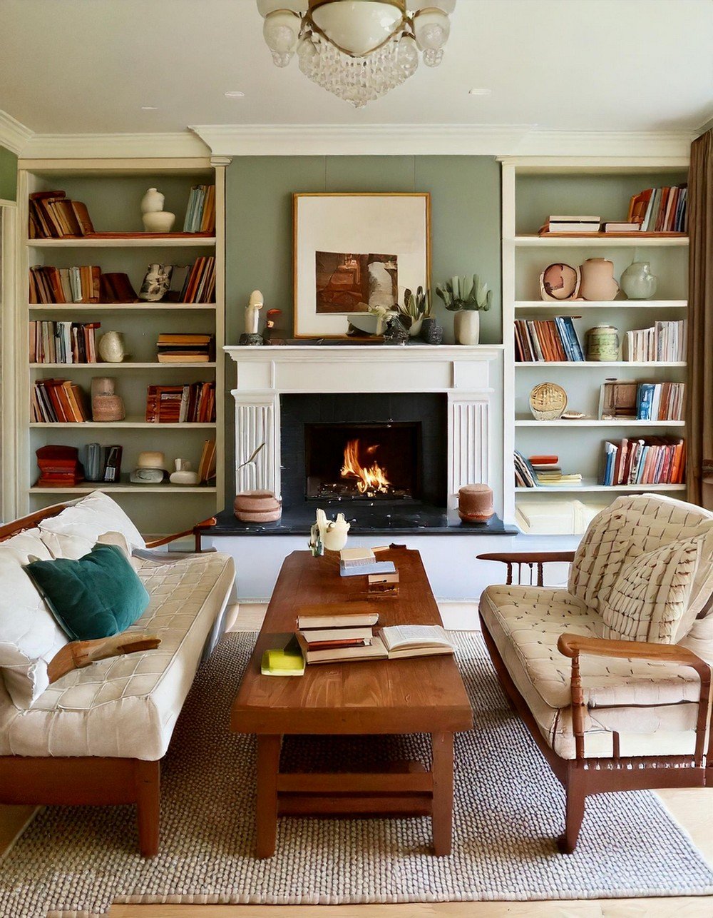 Book Lover’s Nook Fireside Reading Retreat