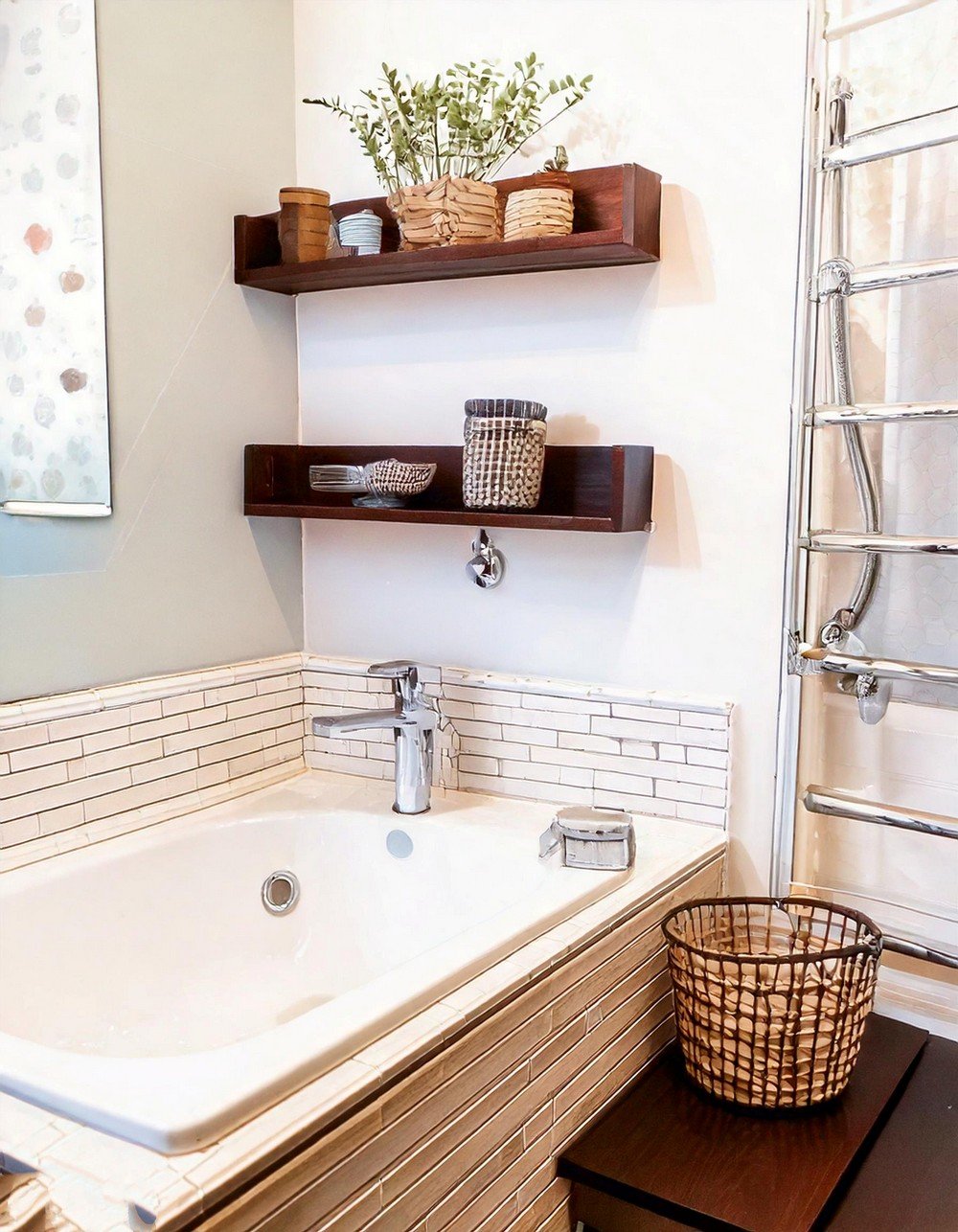 Cozy Soak-Side Retreat Bathroom Organiser