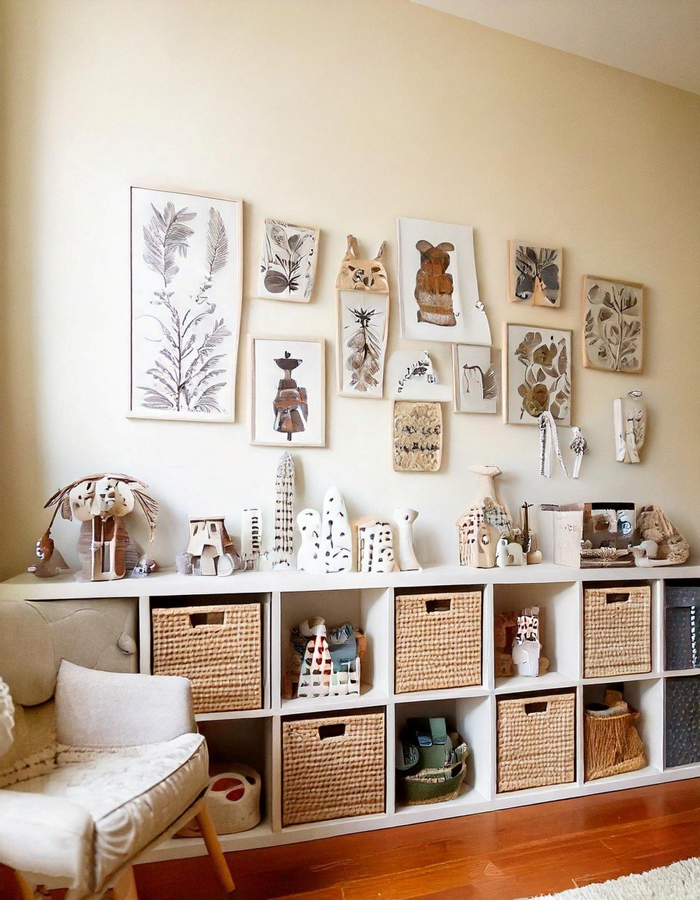 Display Woodland Friends With Gallery Wall And Themed Storage