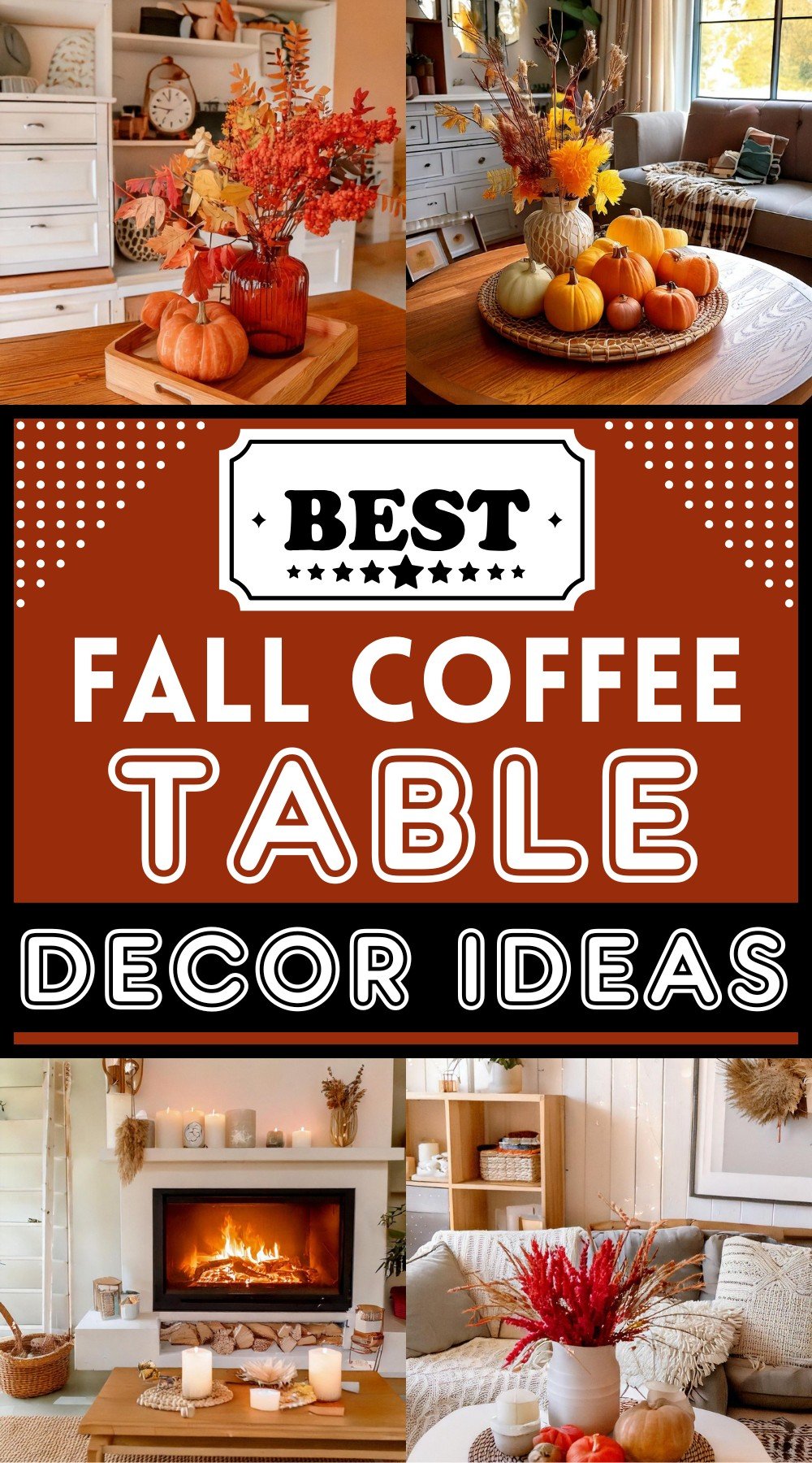 Fall Coffee Table Decor Ideas