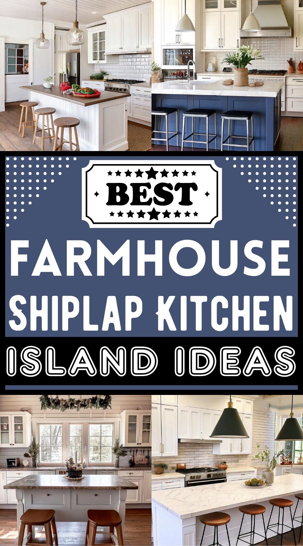 Farmhouse Shiplap Kitchen Island Ideas