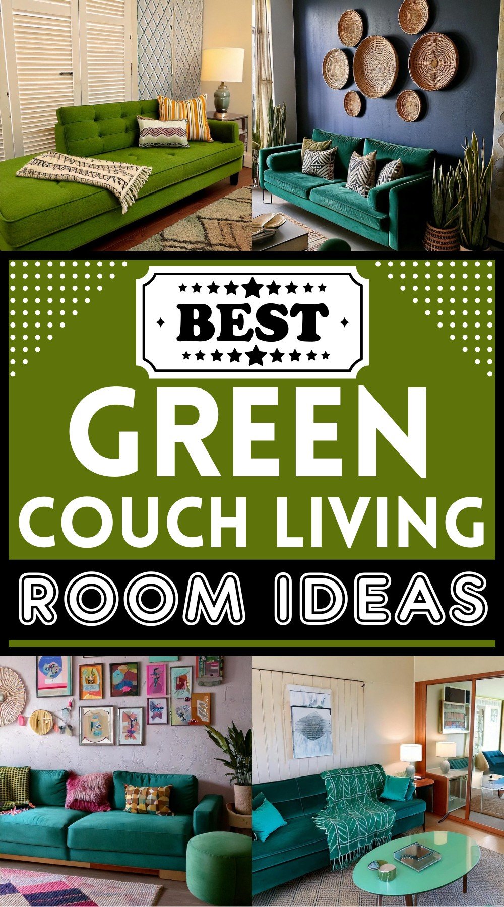 Green Couch Living Room Ideas