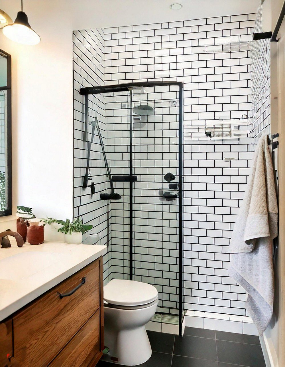 Monochromatic Elegance – Stunning Shower Tile Ideas To Inspire