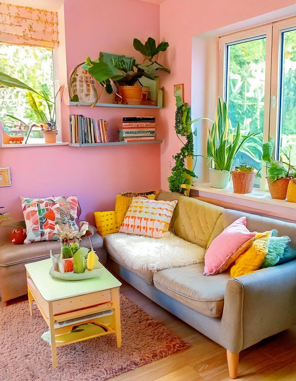 Playful Pastels with A Retro Twist Interior Design