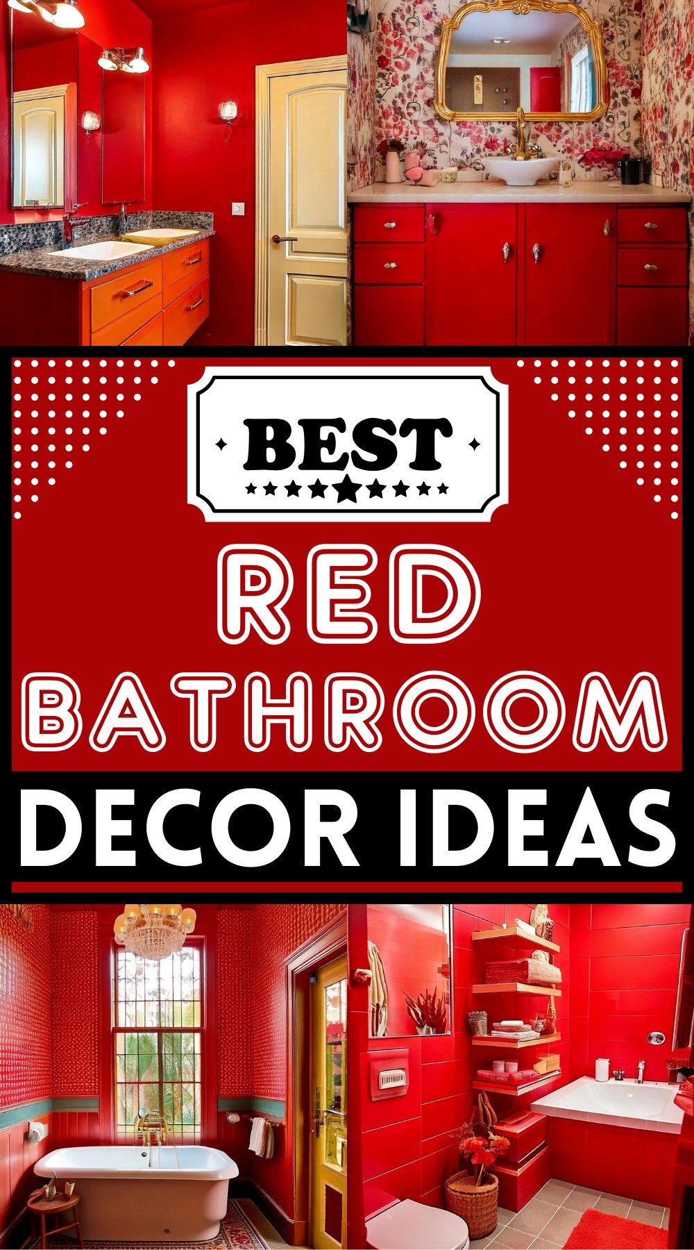 Red Bathroom Ideas