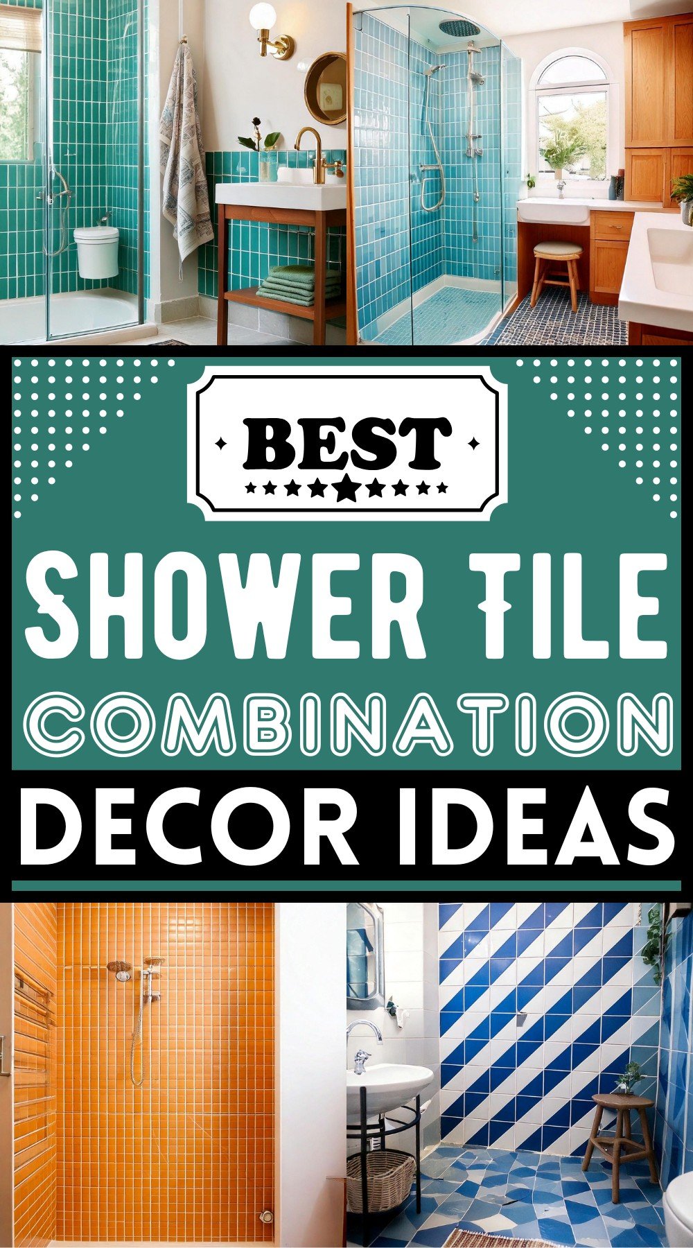 Shower Tile Combination Ideas