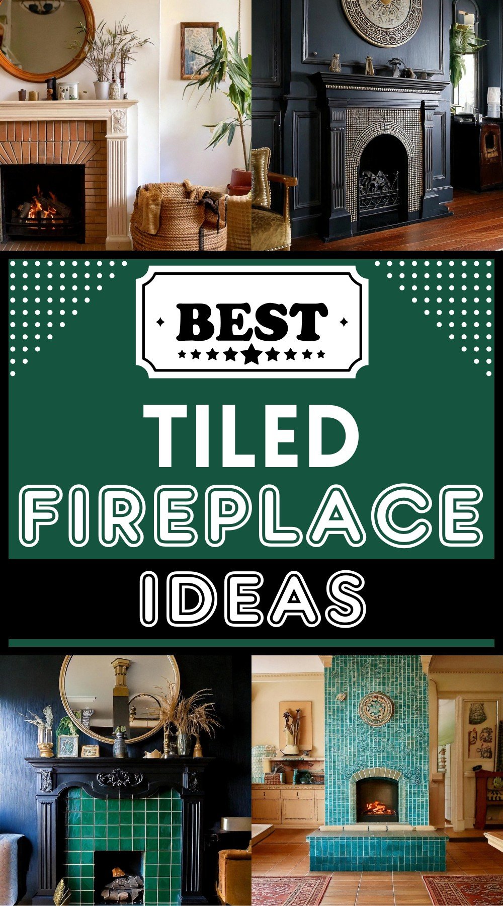 Tiled Fireplace Ideas