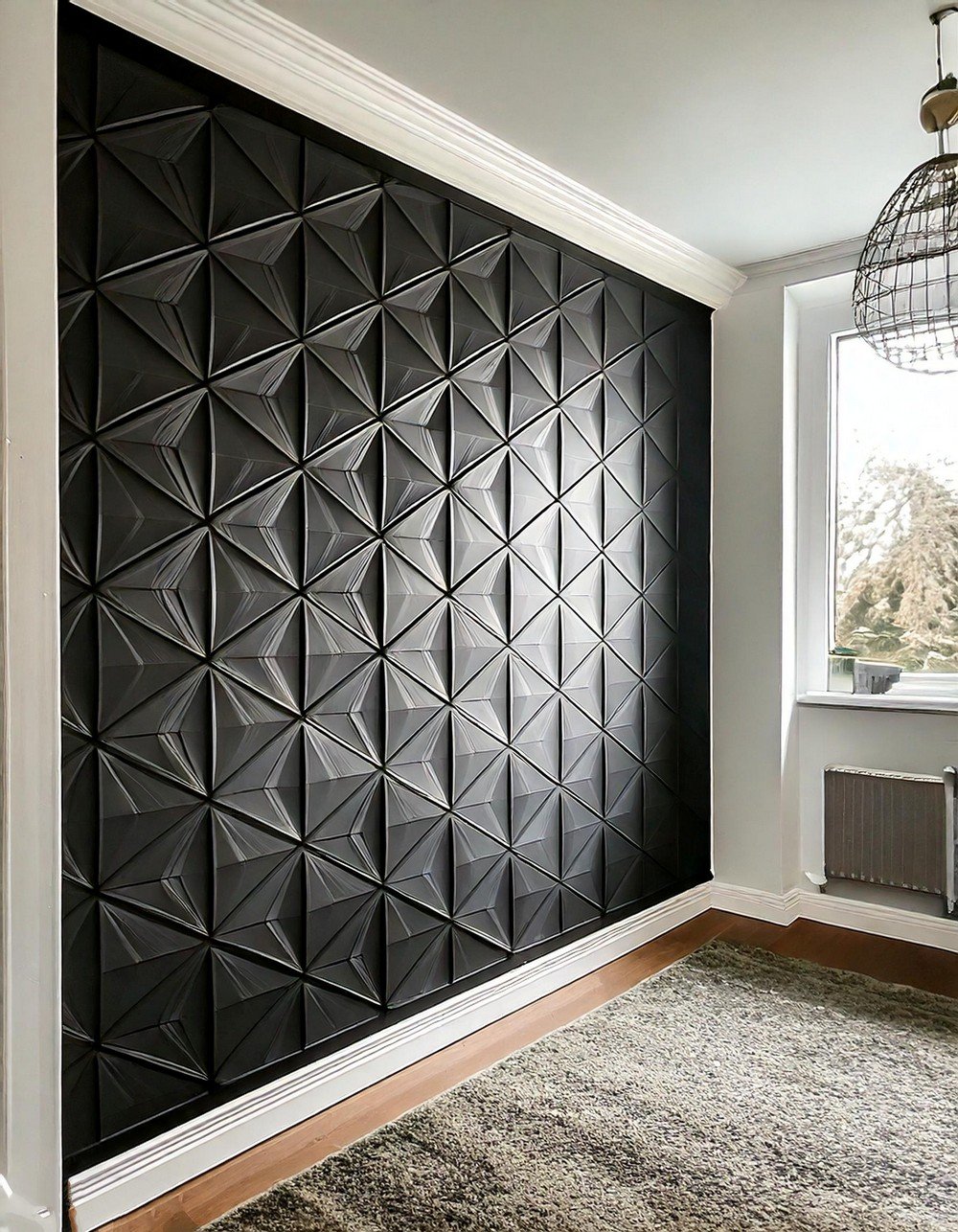 Triangular Geometric Wall