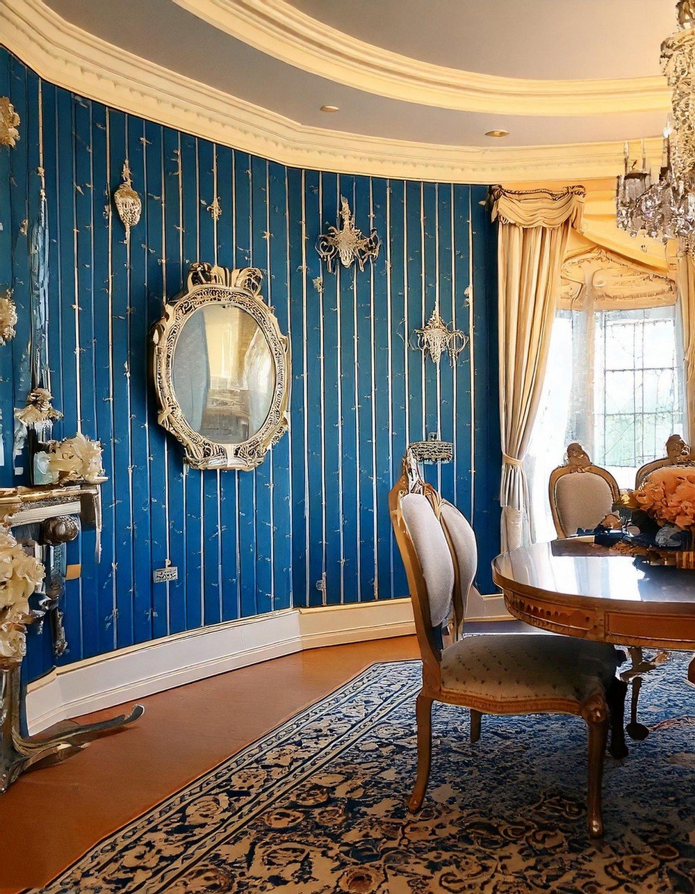 Whimsy and Luxury in Blue Hues